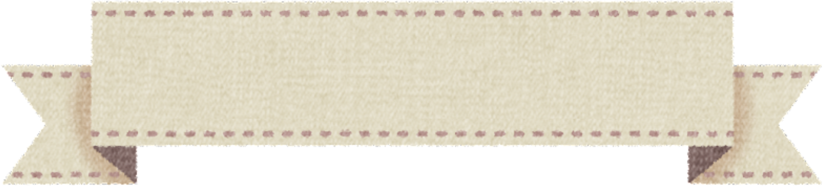 Illustration of a Cute Straight Ribbon
